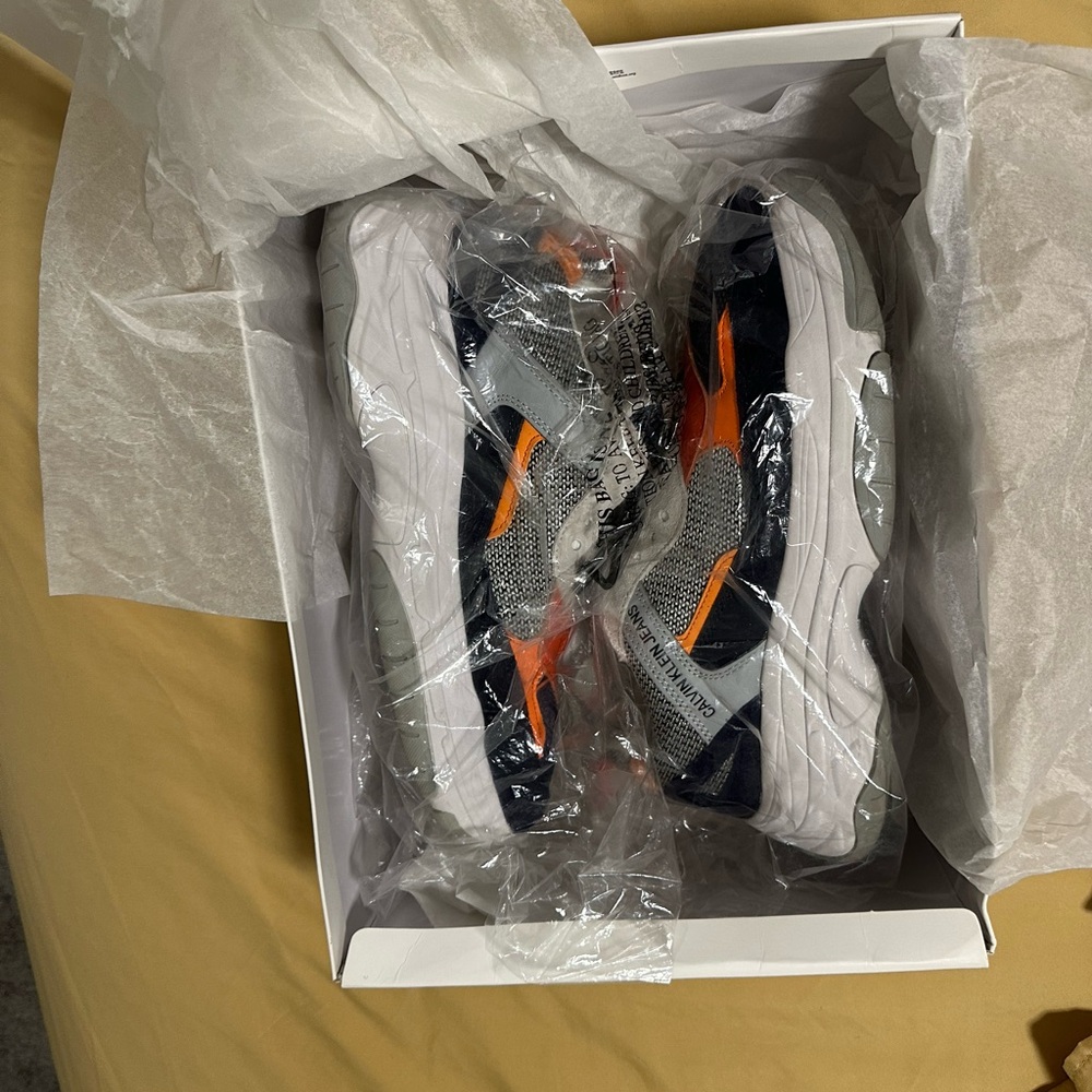 Calvin Klein Athletic Shoes - Black, White, Orange